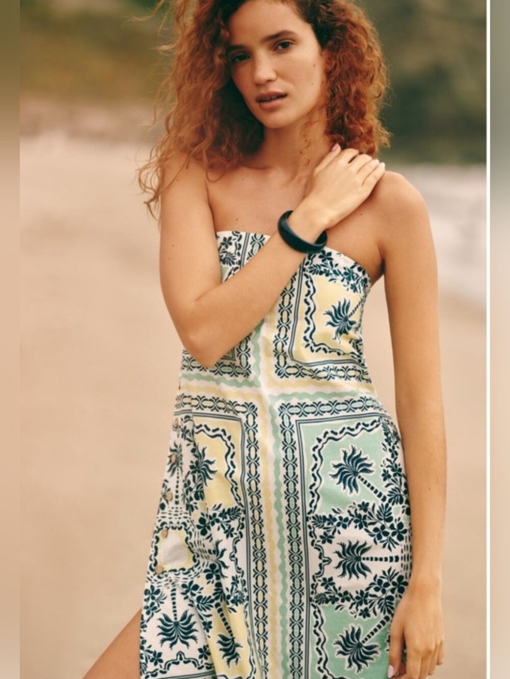 Celandine Cotton Column Dress - NWT, Size Large